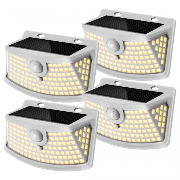 Aootek New Solar Motion Sensor Lights 120 LEDs wit...