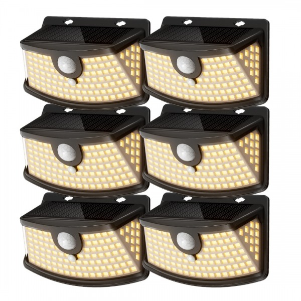 Aootek New Solar Motion Sensor Lights 120 LEDs wit...