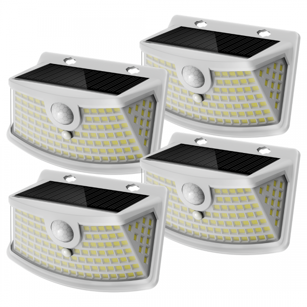 Aootek New Solar Motion Sensor Lights 120 LEDs wit...