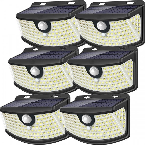 Aootek New Solar Motion Sensor Lights 120 LEDs wit...