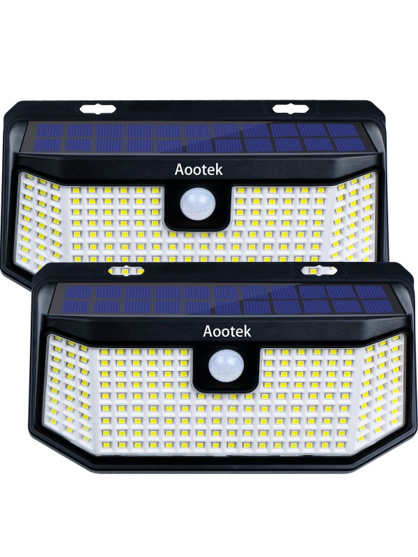 Aootek 238 Led Solar outdoor motion sensor lights ...